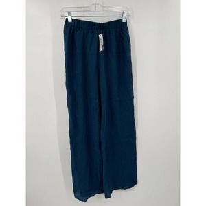 Cider Boutique brand blue gaucho palazzo wide leg pants size small NWT
